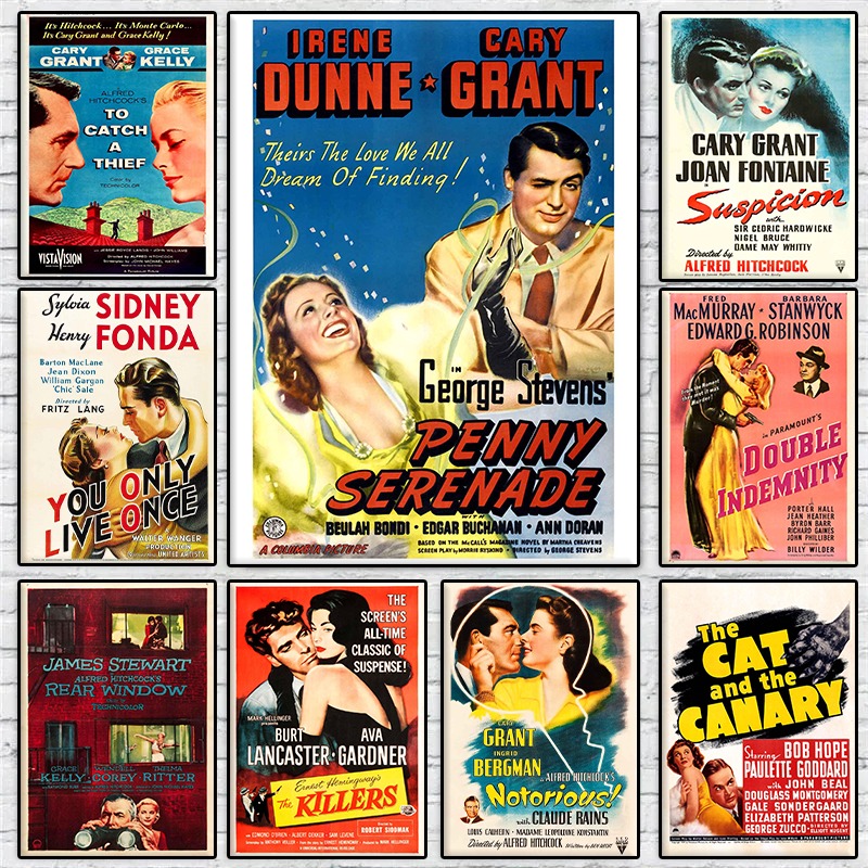 Vintage Collectible Posters - 빈티지 미국 클래식 사랑 영화 컬렉션