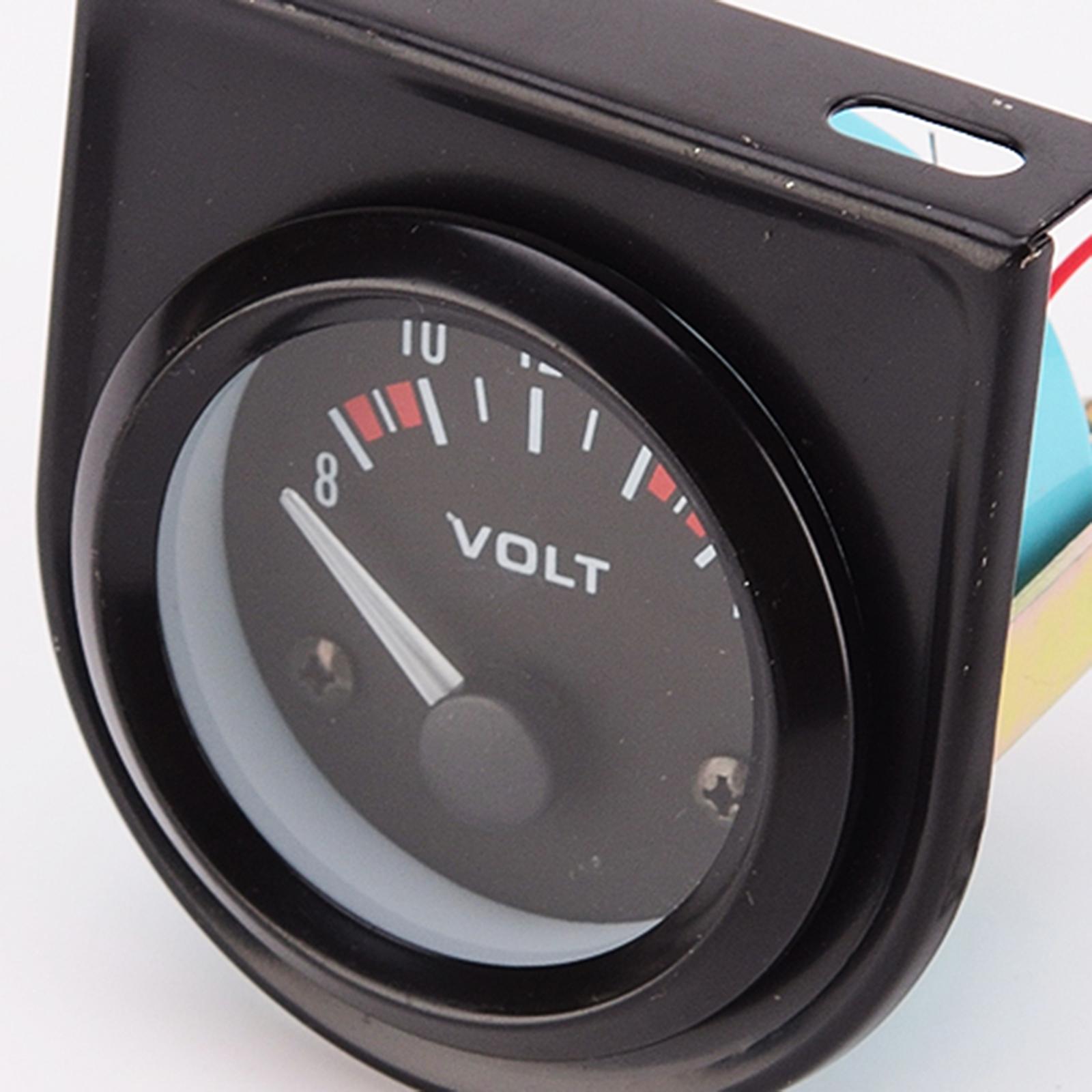 Analog Meter Gauge - 자동차 전압계 아날로그 52mm 스테인리스 하우징