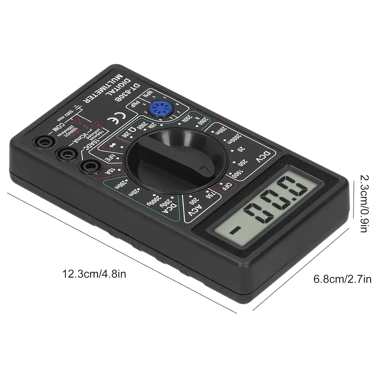 디지털 멀티미터 다기능 테스터 DT830B 전기 볼트미 - Analog Meter Gauge 리뷰 및 가격