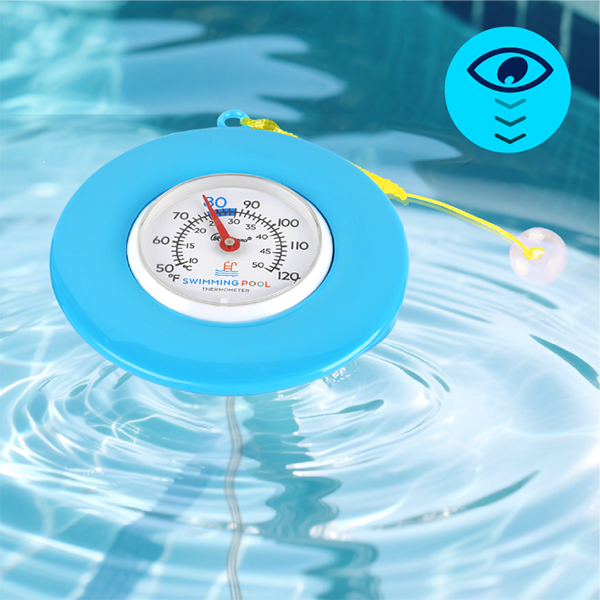 수영장 온도계, 플로팅 풀 온도계, 아날로그 풀 온도계 - Analog Meter Gauge 리뷰 및 가격