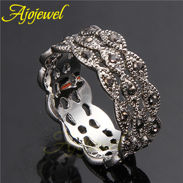 Ajojewel 블랙 여성 밴드 주얼리 빈티지 아이템  - Vintage Collectible Items 리뷰 및 가격