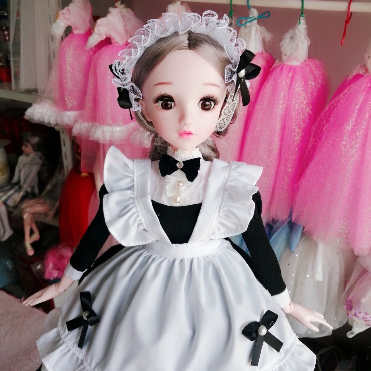 45cm 60cm Bjd 인형용 빈티지 버건디 메이드  - Collectible Vintage Matches 리뷰 및 가격
