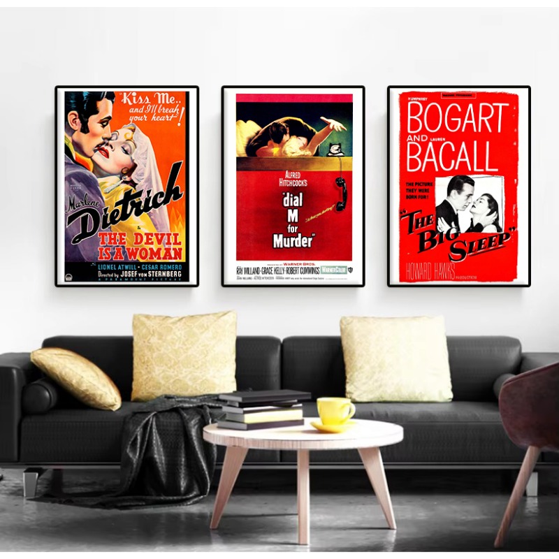 빈티지 미국 클래식 사랑 영화 컬렉션 포스터 히치콕 스 - Vintage Collectible Posters 리뷰 및 가격