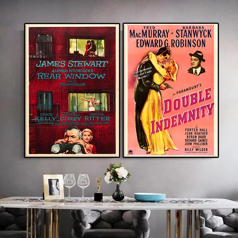 빈티지 미국 클래식 사랑 영화 컬렉션 포스터 히치콕 스 - Vintage Collectible Posters 리뷰 및 가격