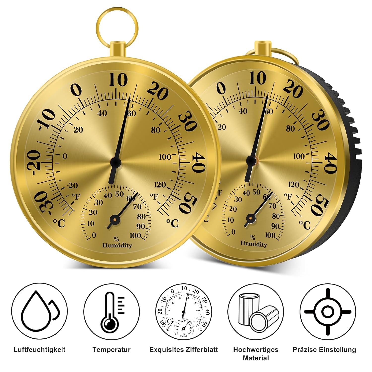 10CM 벽 온도계 습도계 홈 가든 창고에 대한 장식  - Analog Meter Gauge 리뷰 및 가격