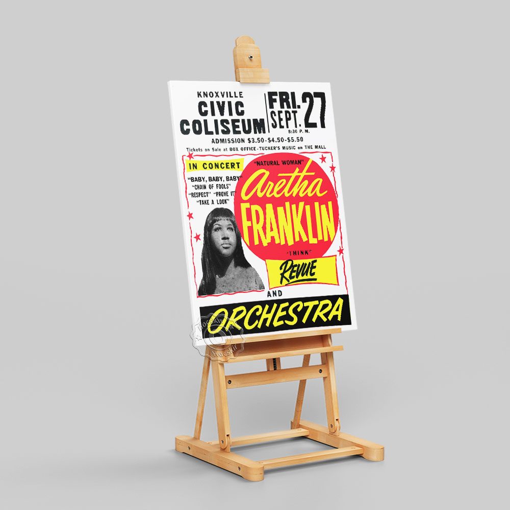 빈티지 음악 장소 인쇄 포스터, 미국 가수 아레사 프랭 - Vintage Collectible Posters 리뷰 및 가격