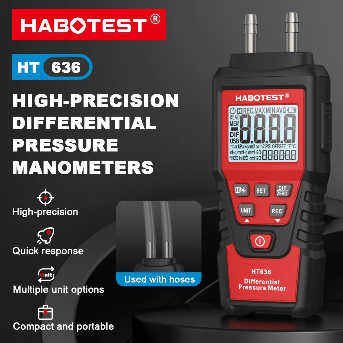 HABOTEST HT636 디지털 압력 게이지 압력계  - Analog Meter Gauge 리뷰 및 가격
