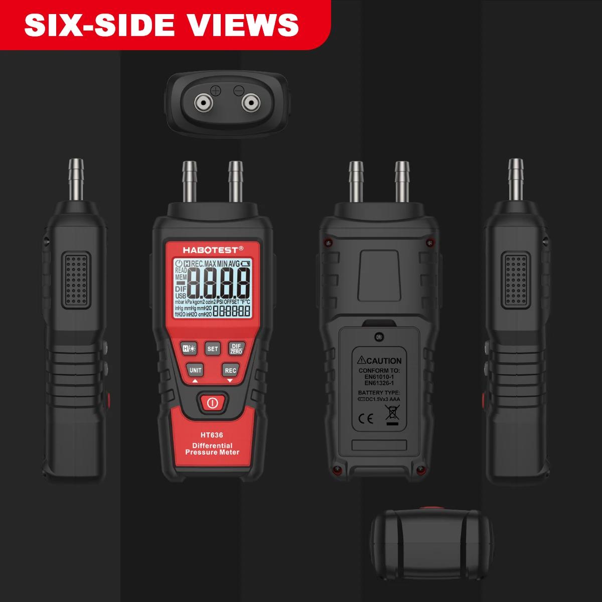 HABOTEST HT636 디지털 압력 게이지 압력계  - Analog Meter Gauge 리뷰 및 가격