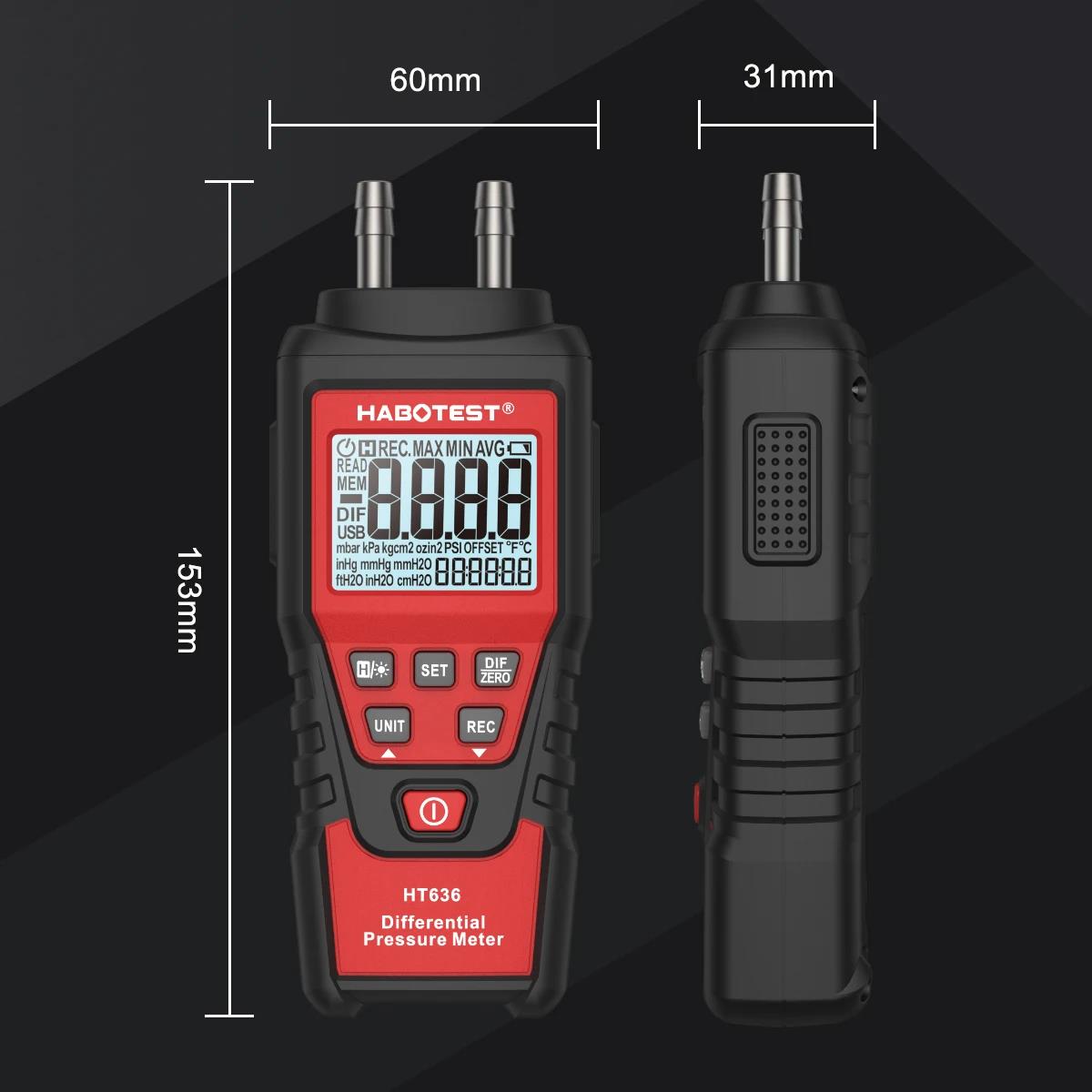 HABOTEST HT636 디지털 압력 게이지 압력계  - Analog Meter Gauge 리뷰 및 가격