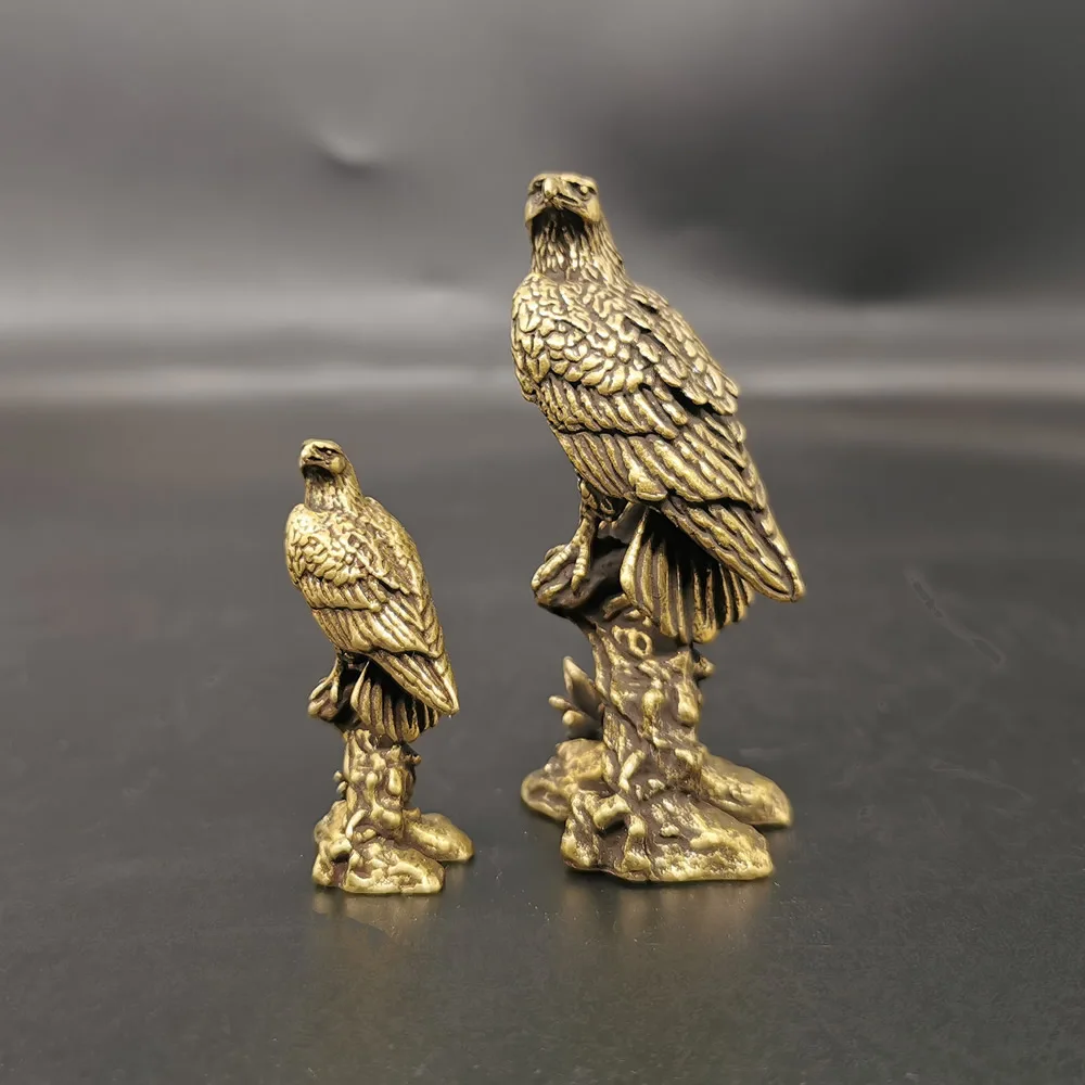 새로운 황동 독수리 동상 빈티지 시뮬레이션 동물 동상  - Vintage Collectible Items 리뷰 및 가격