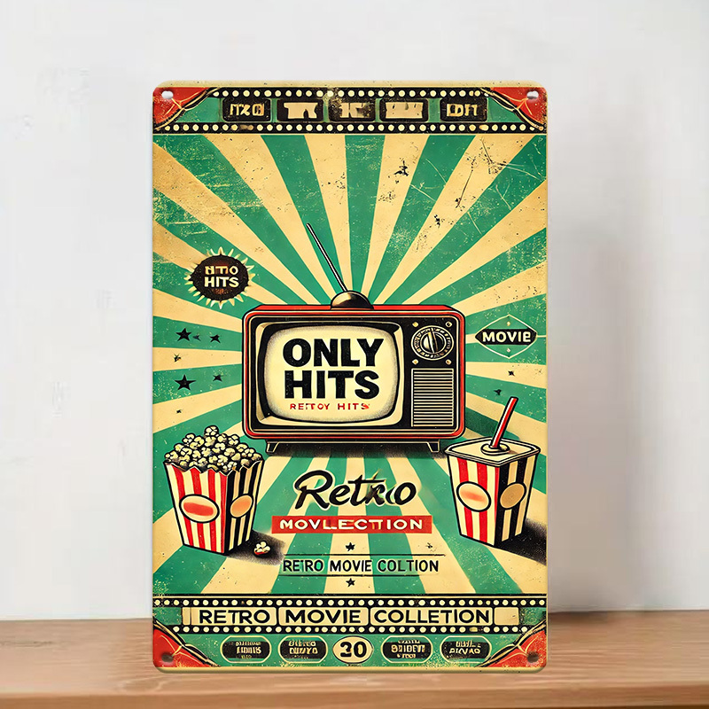 레트로 영화 컬렉션 포스터 빈티지 금속 틴 사인 벽 장 - Vintage Collectible Posters 리뷰 및 가격