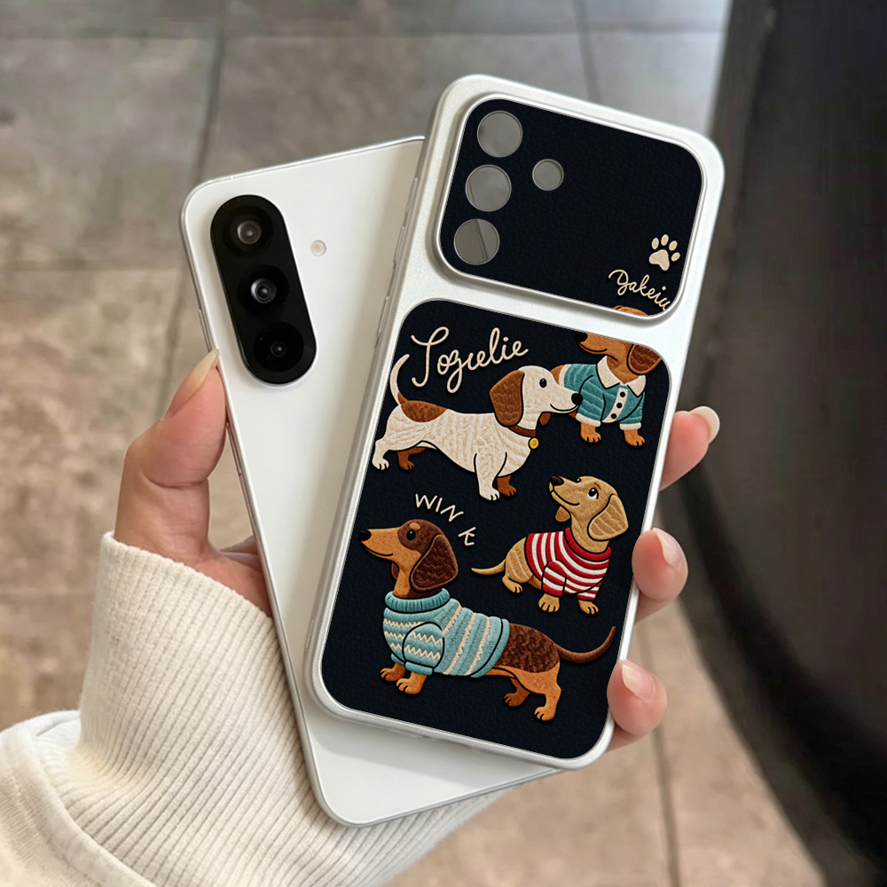 만화 강아지 가죽 폰 케이스 삼성 A57 A56 5G  - Camera Leather Case 리뷰 및 가격