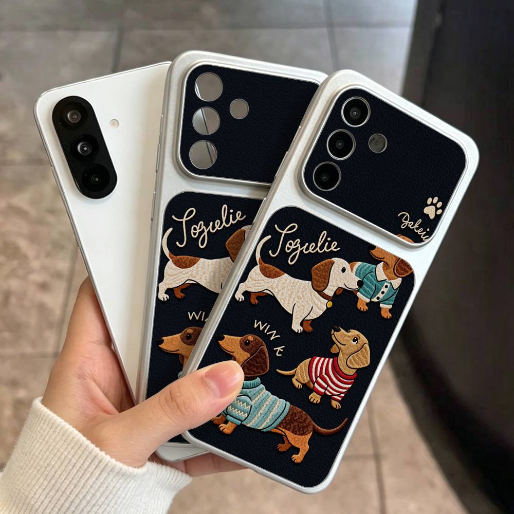 만화 강아지 가죽 폰 케이스 삼성 A57 A56 5G  - Camera Leather Case 리뷰 및 가격