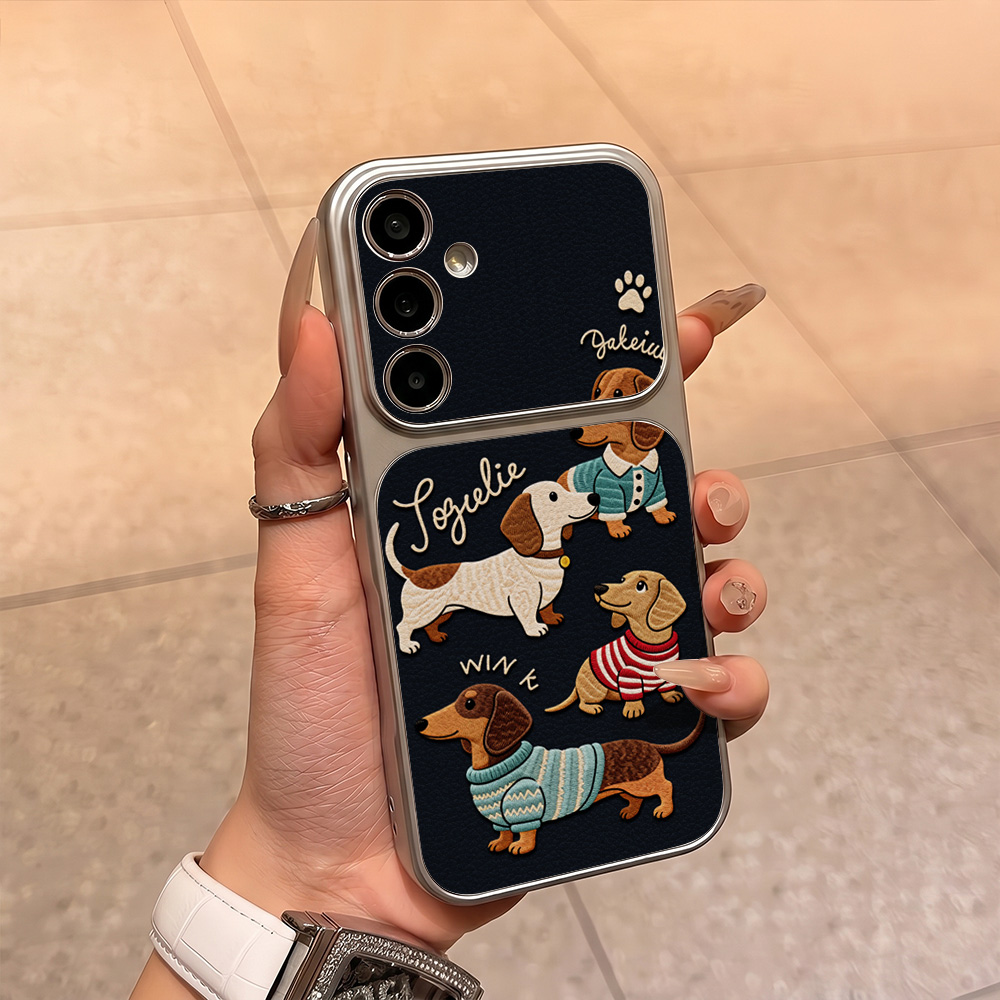 만화 강아지 가죽 폰 케이스 삼성 A57 A56 5G  - Camera Leather Case 리뷰 및 가격