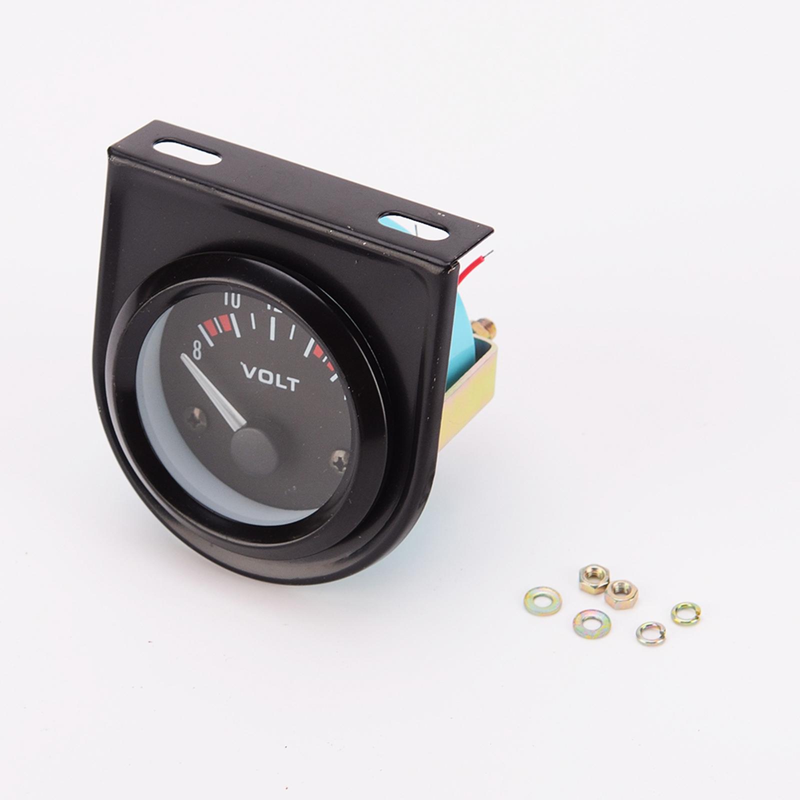 자동차 전압계 아날로그 52mm 스테인리스 하우징 8~ - Analog Meter Gauge 리뷰 및 가격