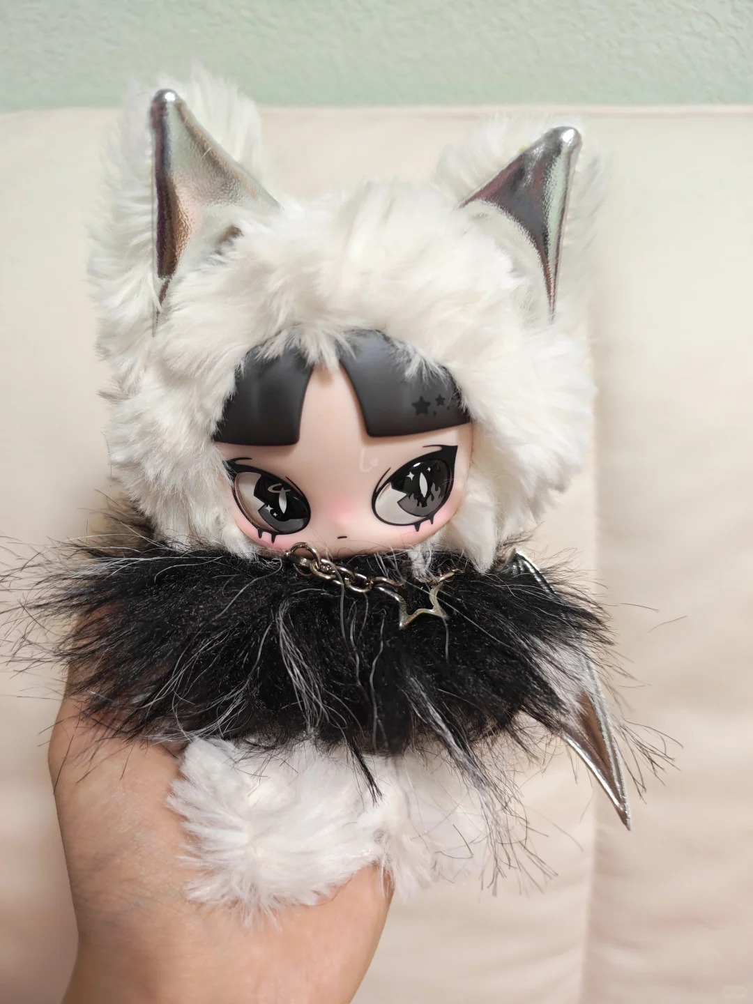 오리지널 인즈 이즈 앤젤 고양이 플러시 인형 실버 윙  - Collectible & Vintage Dolls For Halloween 리뷰 및 가격